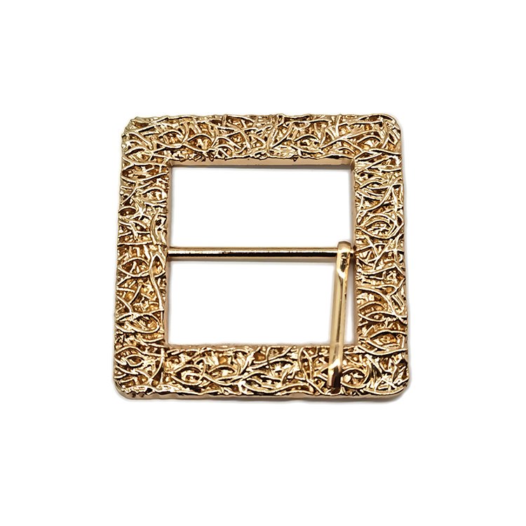 Wholesale Fashion Designer I-Shape Square Ring Belt Buckle Decorative Luxury Crystal Rhinestone Slide Buckles Alloy Metal Buckle