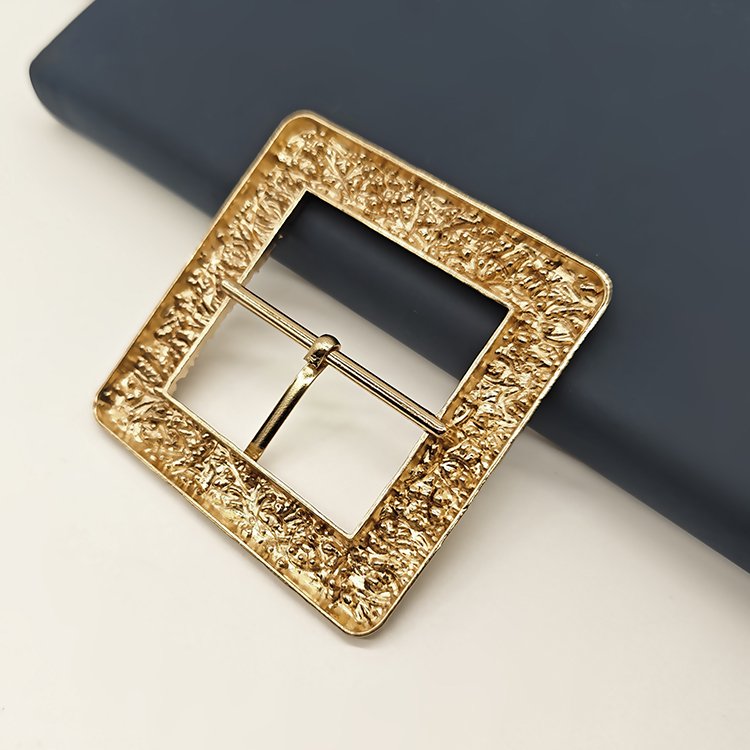 Wholesale Fashion Designer I-Shape Square Ring Belt Buckle Decorative Luxury Crystal Rhinestone Slide Buckles Alloy Metal Buckle
