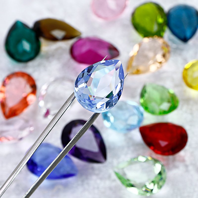 Dongzhou Transparent Waterdrop fancy stones k9 glass rhinestone Wholesale lead-free crystal beads for Jewelry diy accessories
