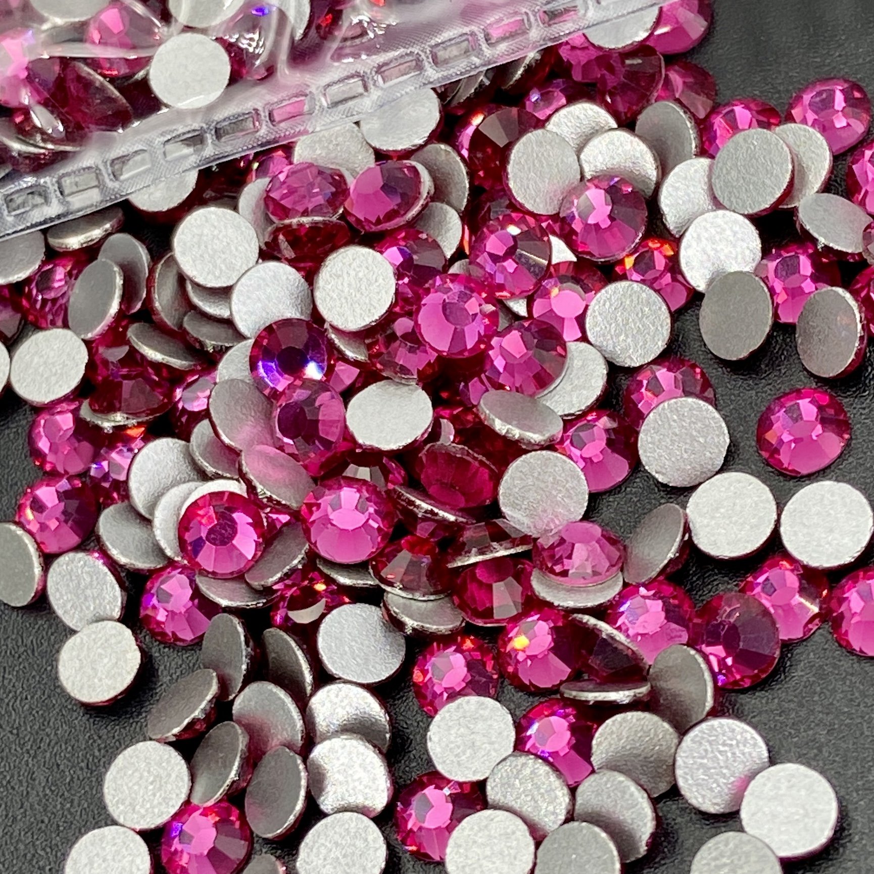 SS20 Rhinestone Crystal Flat Back Non Hot Fix Glass Rhinestone Gems For Nail Art