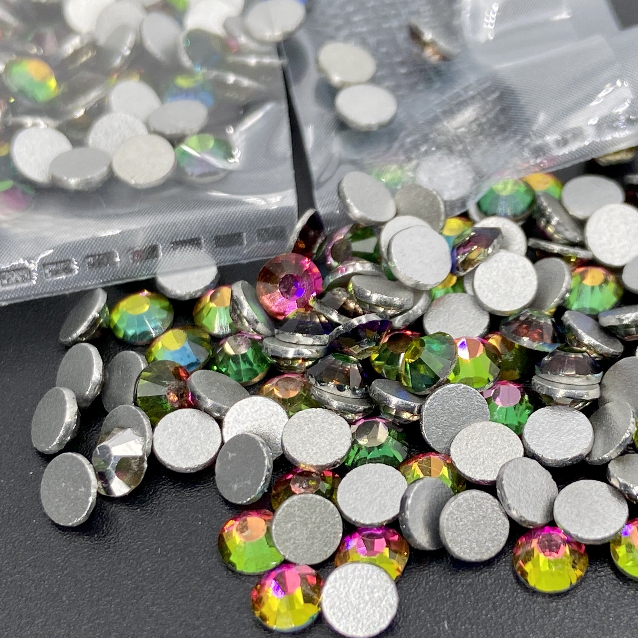 SS20 Rhinestone Crystal Flat Back Non Hot Fix Glass Rhinestone Gems For Nail Art