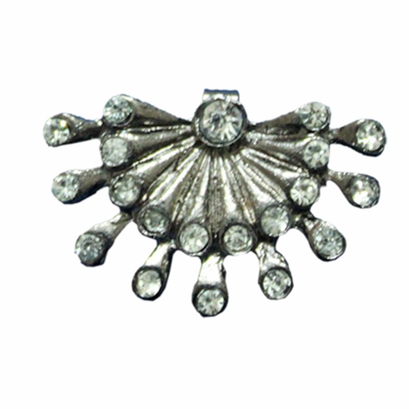 Wholesales custom fashion elegant silver rhinestone crystal brooches pins for women