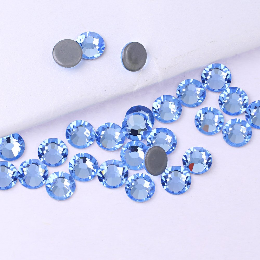 Hotsale Hight quality Flatback glass rhinestones Hotfix crystal Rhinestone For Dress Strass diy accessories