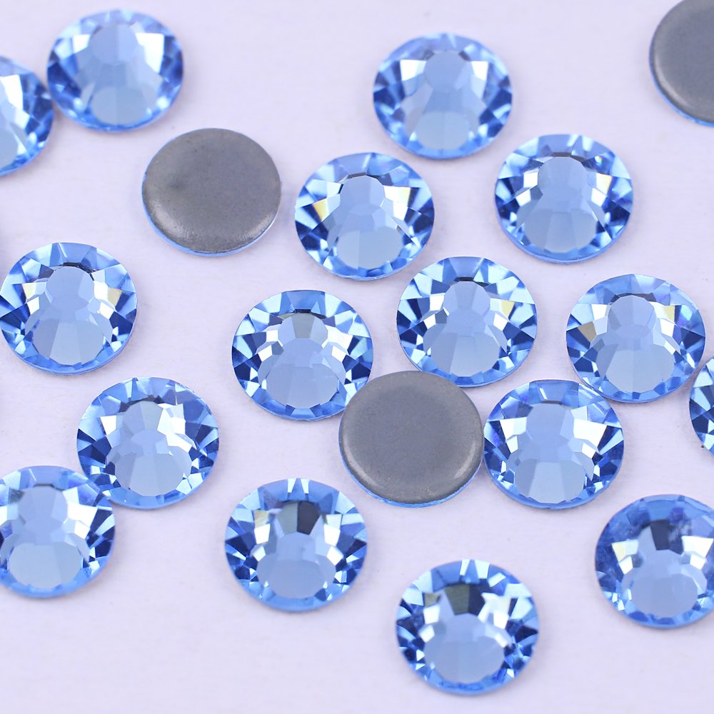 Hotsale Hight quality Flatback glass rhinestones Hotfix crystal Rhinestone For Dress Strass diy accessories