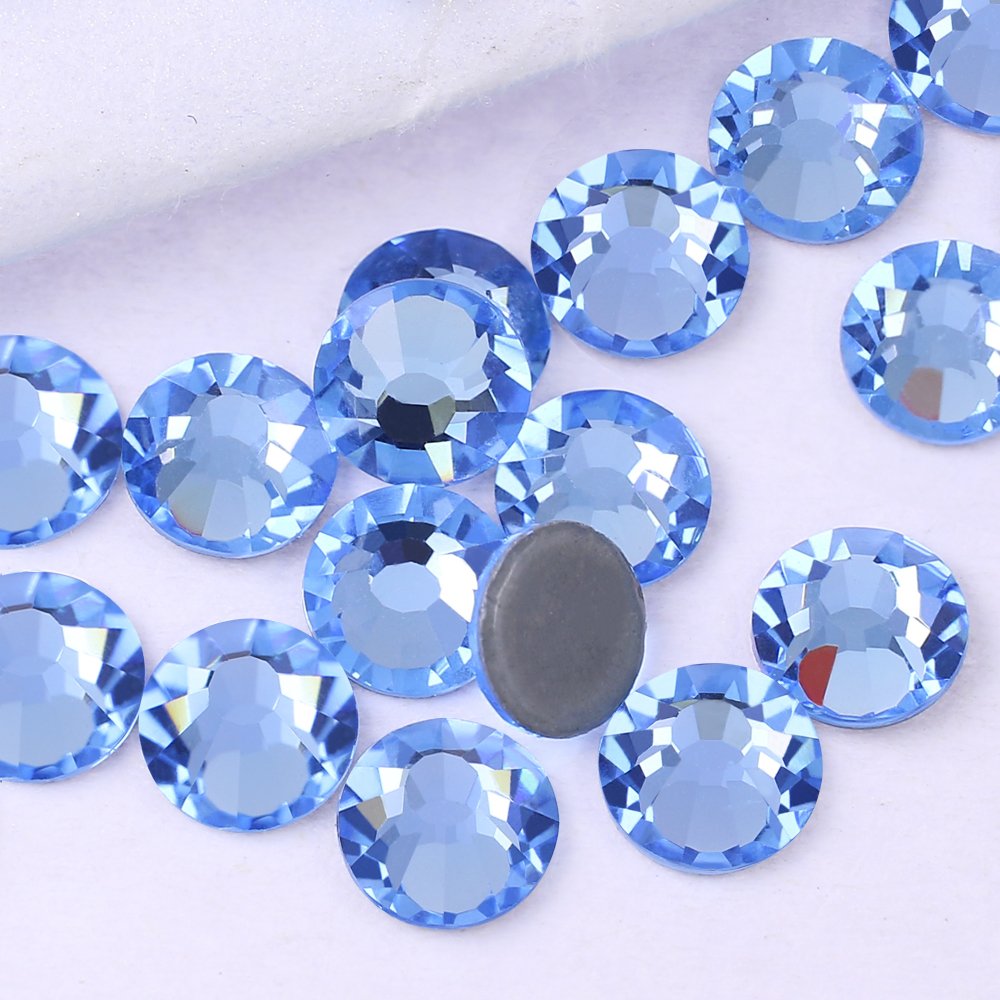 Hotsale Hight quality Flatback glass rhinestones Hotfix crystal Rhinestone For Dress Strass diy accessories