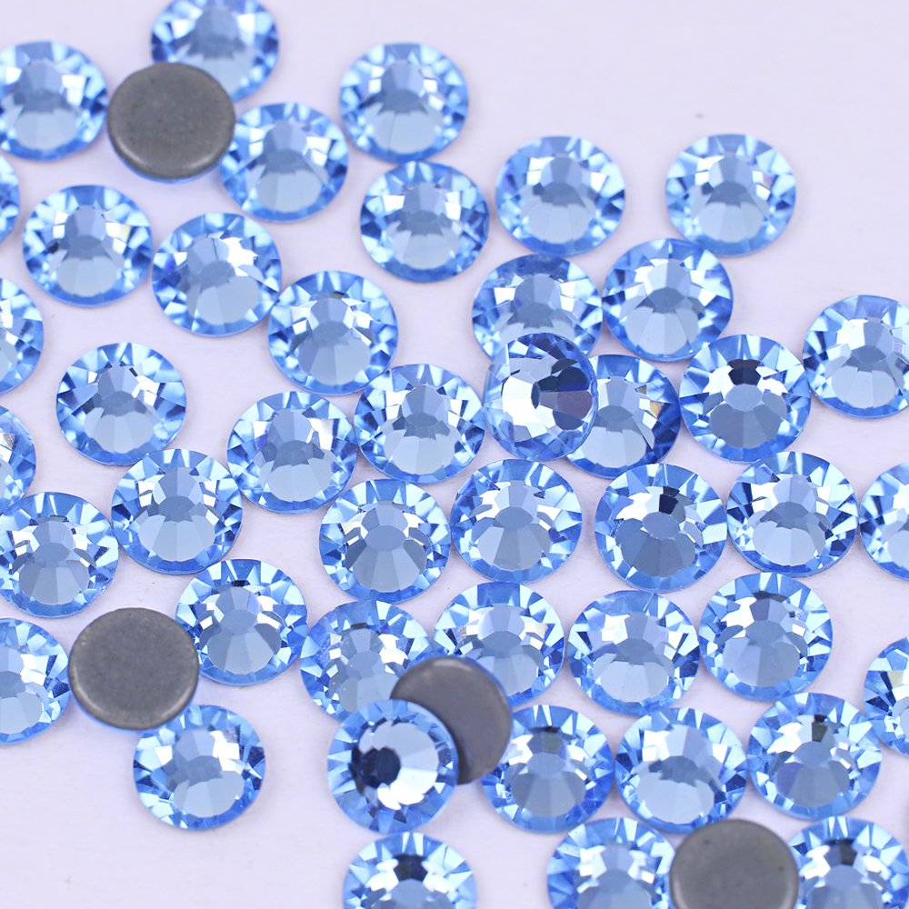 Hotsale Hight quality Flatback glass rhinestones Hotfix crystal Rhinestone For Dress Strass diy accessories