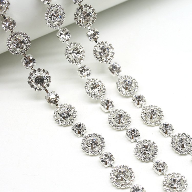 2023 New Design Rhinestone Tassel Rhinestone Chain Garment Accessories