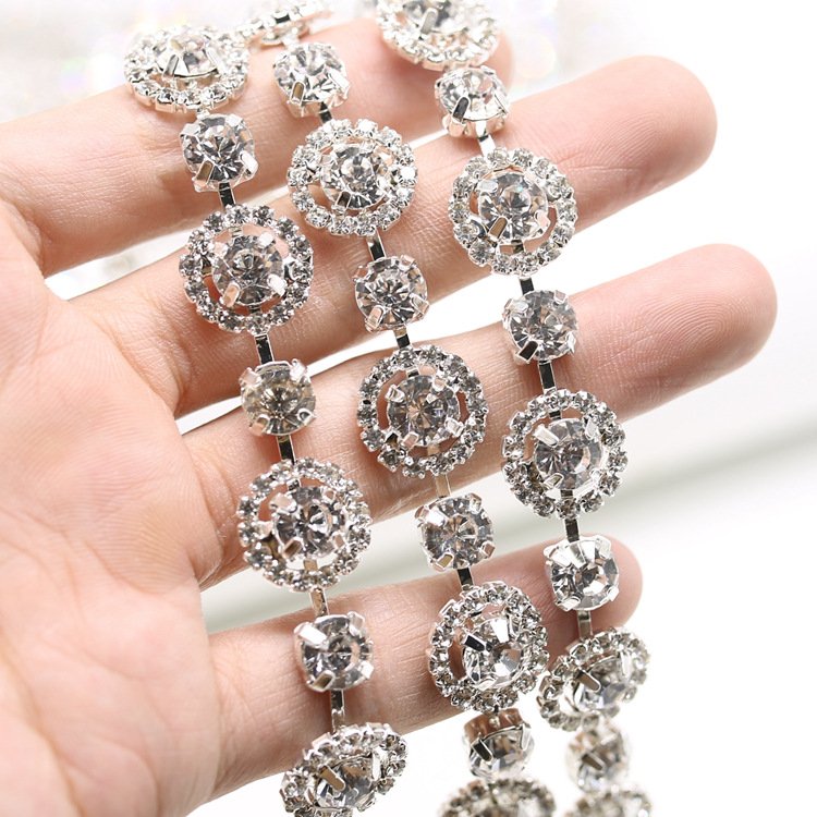 2023 New Design Rhinestone Tassel Rhinestone Chain Garment Accessories