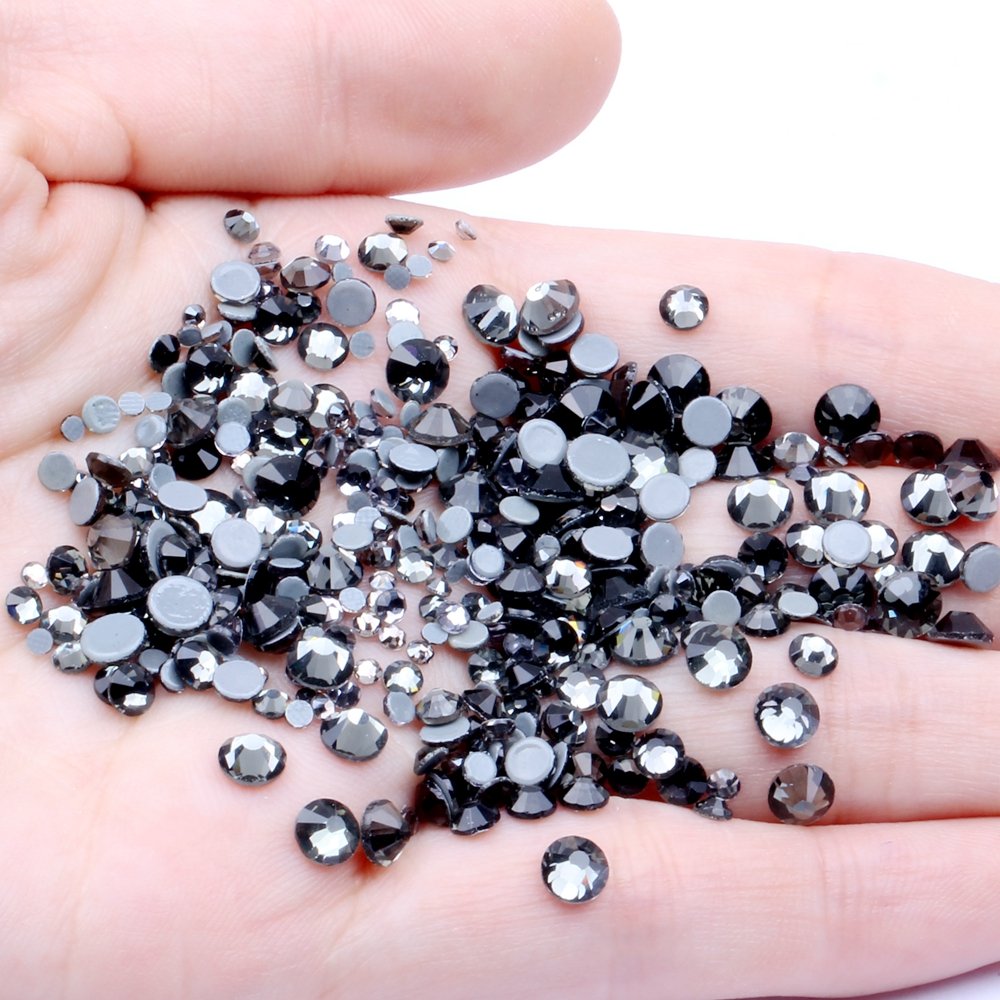 Flat Back Diamond Strass AB Crystals Glass Hot Fix Stone in Bulk Transfer Motif Designs Rhinestone Headband Accessory