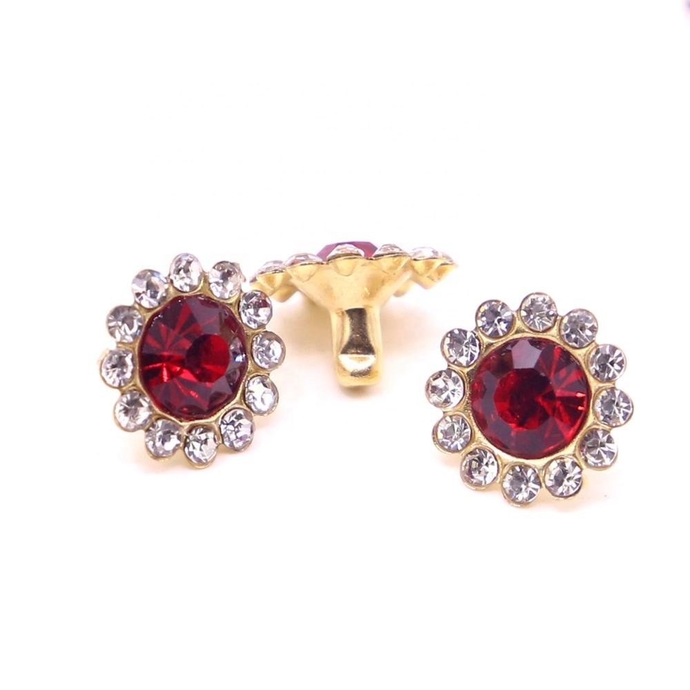 Sun Flower Rhinestone Rivets, Sandals Rivet Accessories
