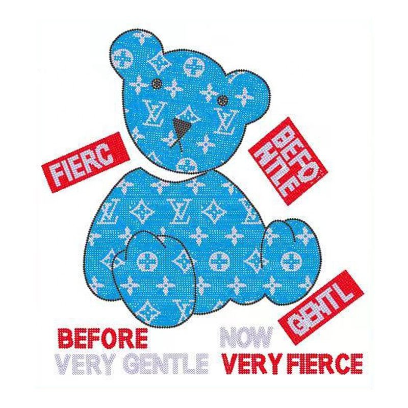 Custom Your Own Heat Transfer Rhinestone Design On Patches Template Sheet Custom Hotfix Rhinestone Motif Designs For Clothing