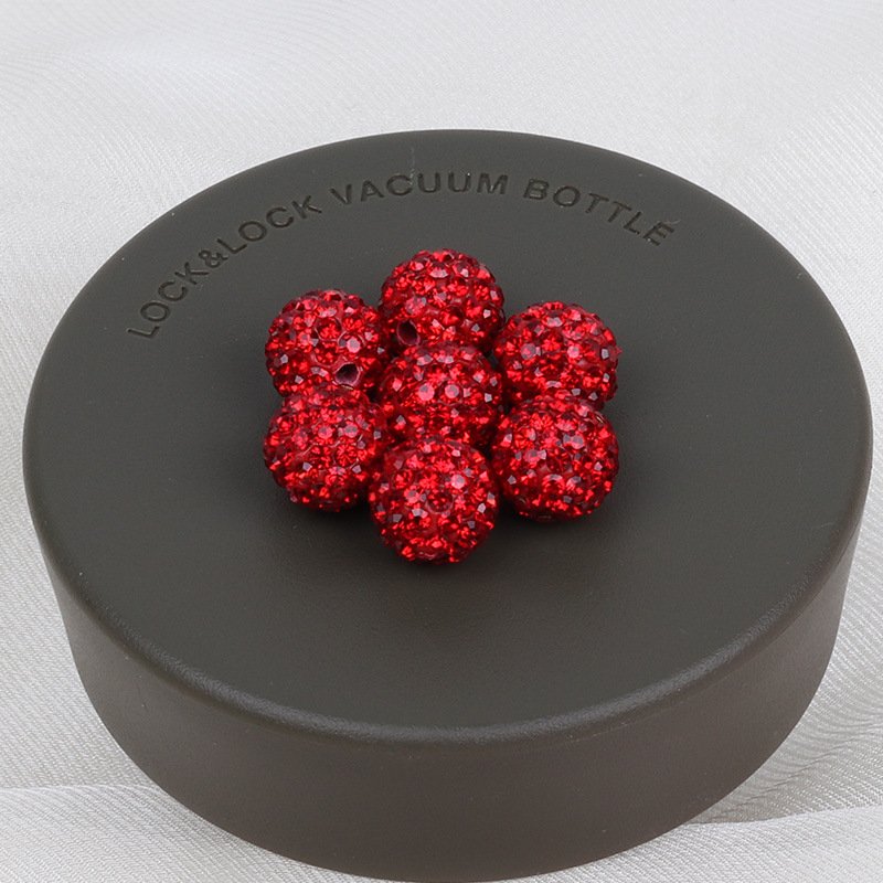 Hot Sales Crystal Ball 20 - 40mm Mixed Color Round Clay Rhinestone Autonomous Diy Crystal Disco Ball For Jewelry Making