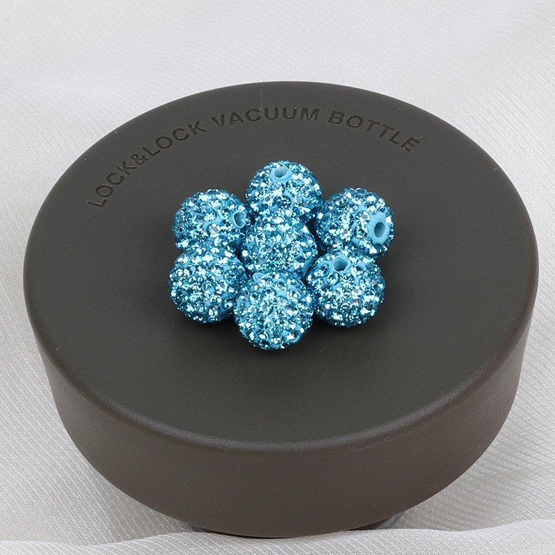 Hot Sales Crystal Ball 20 - 40mm Mixed Color Round Clay Rhinestone Autonomous Diy Crystal Disco Ball For Jewelry Making