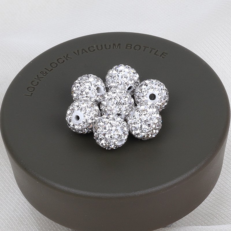 Hot Sales Crystal Ball 20 - 40mm Mixed Color Round Clay Rhinestone Autonomous Diy Crystal Disco Ball For Jewelry Making