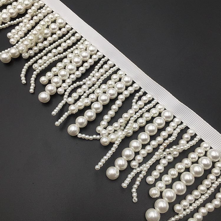 pearls with rhinestones ball chain lace trims beads rhinestones black lace trim