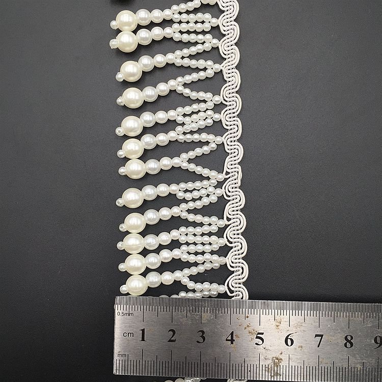 pearls with rhinestones ball chain lace trims beads rhinestones black lace trim