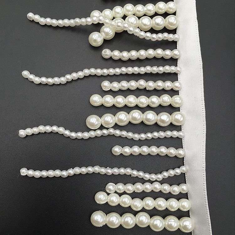pearls with rhinestones ball chain lace trims beads rhinestones black lace trim