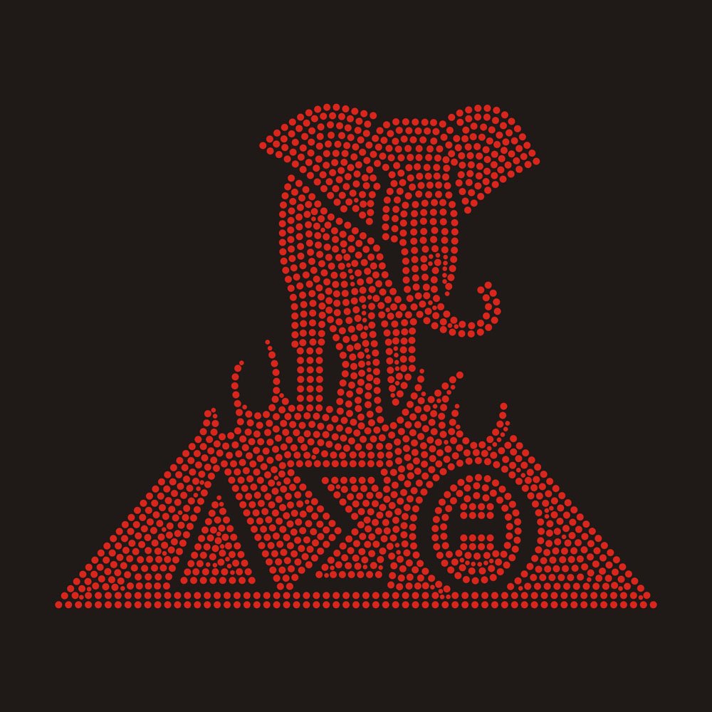 Delta Greek Symbol Sorority Custom Hot Fix Rhinestone Transfer Iron On Sigma Theta Crystal Motif