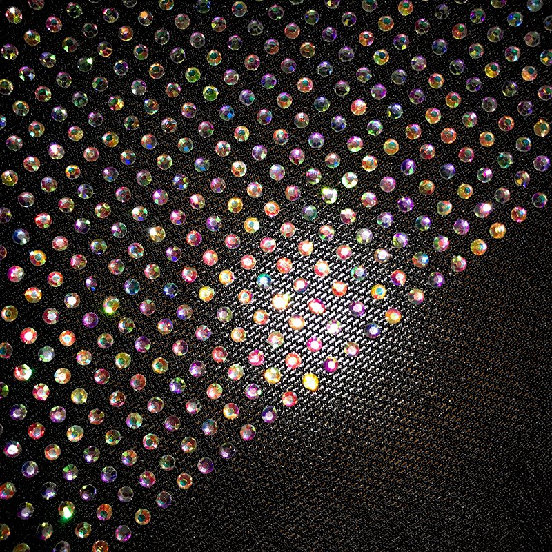 FB001 Rhinestone Mesh Fabric Wholesale Crystal Rhinestone Net Mesh Material Fabric