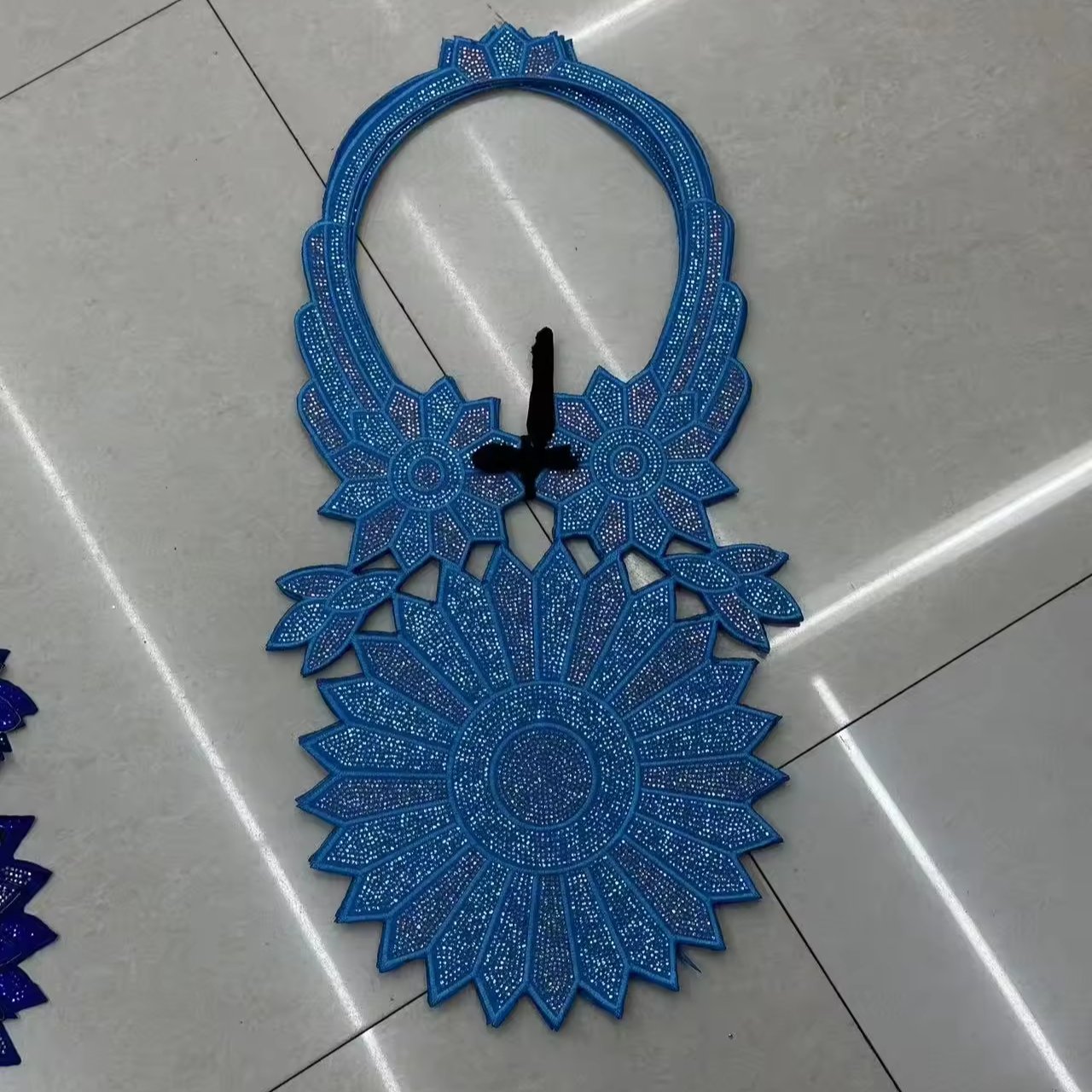 African Boubou Bazin Women Basin Rich Dashiki Wedding Bride Govon Dresses Embroidery Rhinestone Iron on patches for clothing