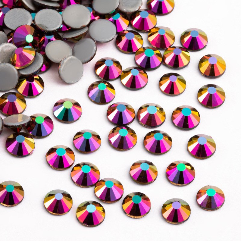 Wholesale Flat Back Hotfix Glass Rhinestones For Cloth Leather Accessories SS20 White Hotfix Rhinestones