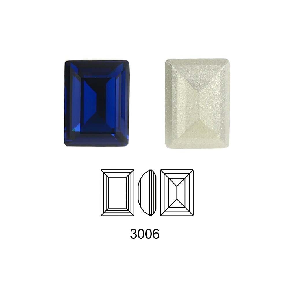 Dongzhou Rectangle fancy stone Pointback k9 rhinestones wholesale lead-free crystal stone For Jewelry pendant diy decoration