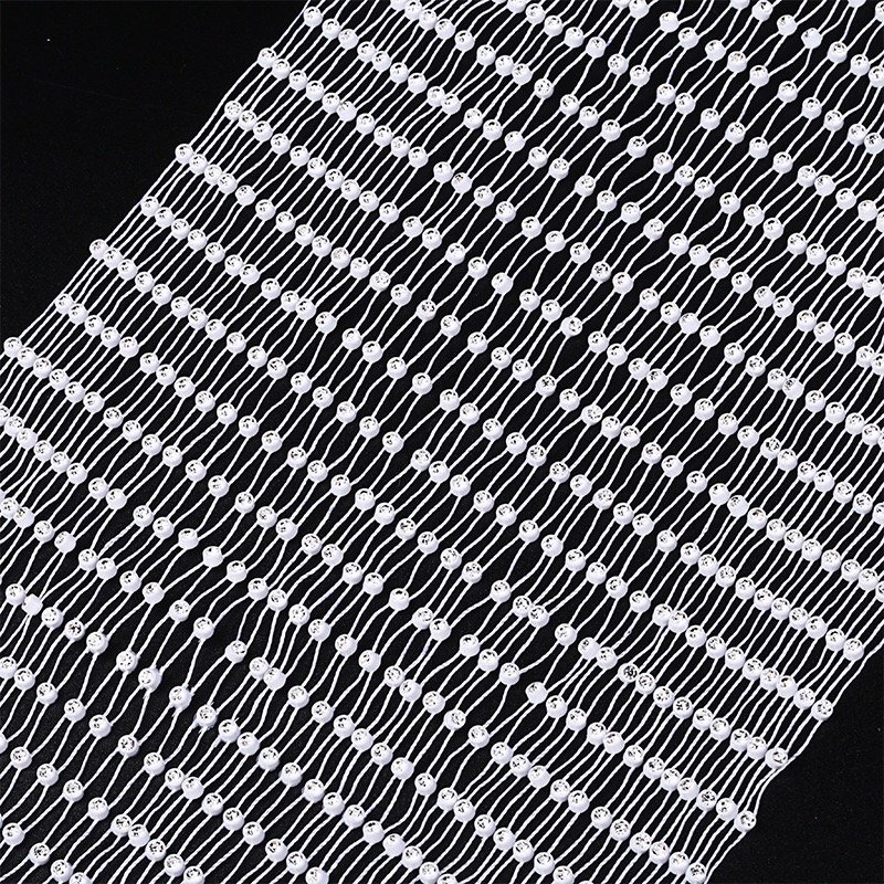 Elastic rhinestone fishnet fabric rhinestone net decoration Crystal plastic shoes clothing decoration