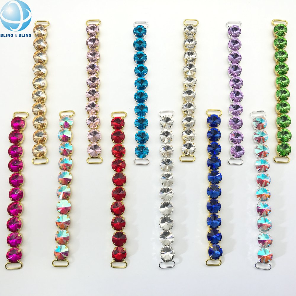 Hot selling 130mm 1 Row Rhinestone Women Bikini Chains Glitter Crystal Hip Connector For Bodybuilding Garments Decorative