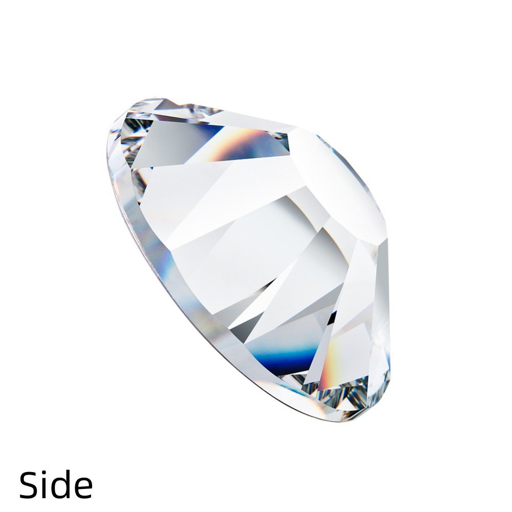 Glass Glue Shoes Accessories Rhinestones Lct Factory Hot Sale Large Colored Crystal Evil Eye Crystal Sew on Glass Rhinestones