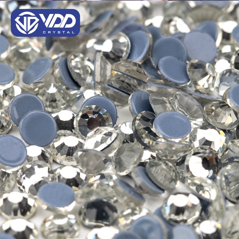 VDD 001 Crystal High Quality Hot-Fix Glass Rhinestone Crystal Flatback Strass Stones For DIY Garment Decoration Wedding Dress