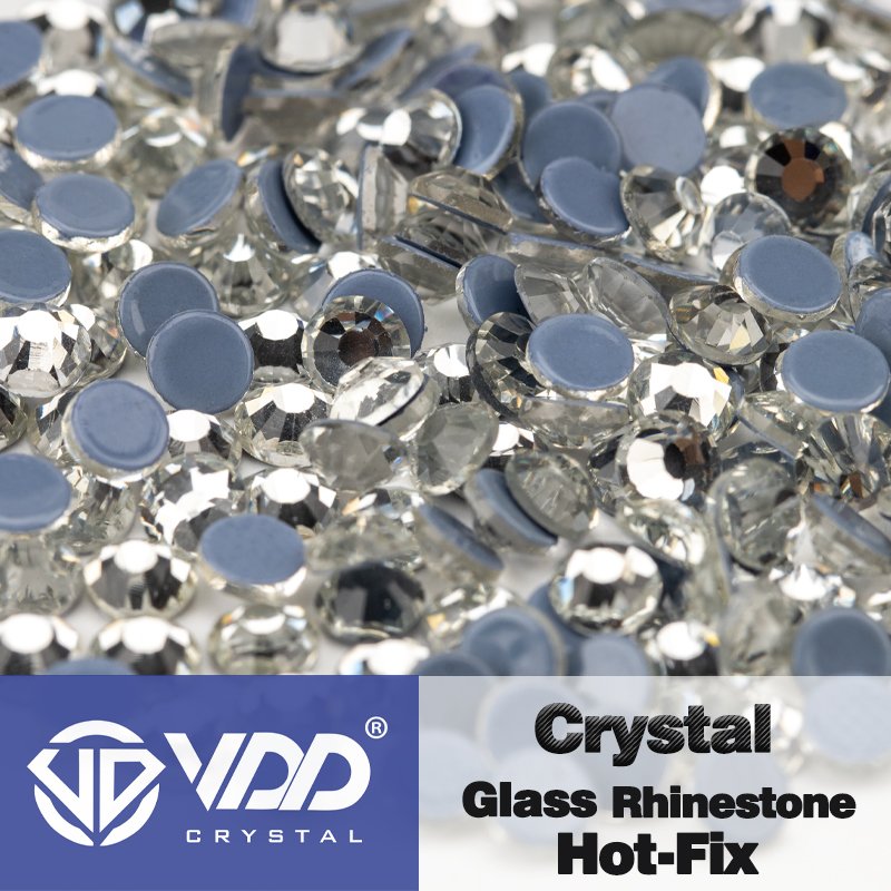 VDD 001 Crystal High Quality Hot-Fix Glass Rhinestone Crystal Flatback Strass Stones For DIY Garment Decoration Wedding Dress