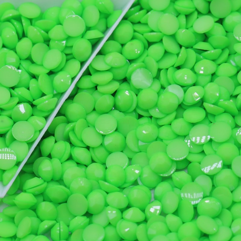 Resin Jelly Solid Color 2mm 3mm 4mm 5mm 6mm resin Rhinestones Bulk Wholesale Non Hotfix