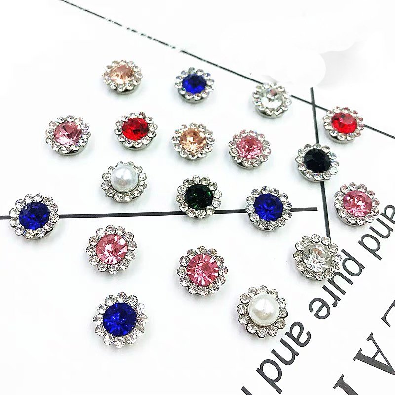 Factory Sun Flower Glass Drill Sew On Rhinestone Clothing Accessories Shoe Bag Accessories