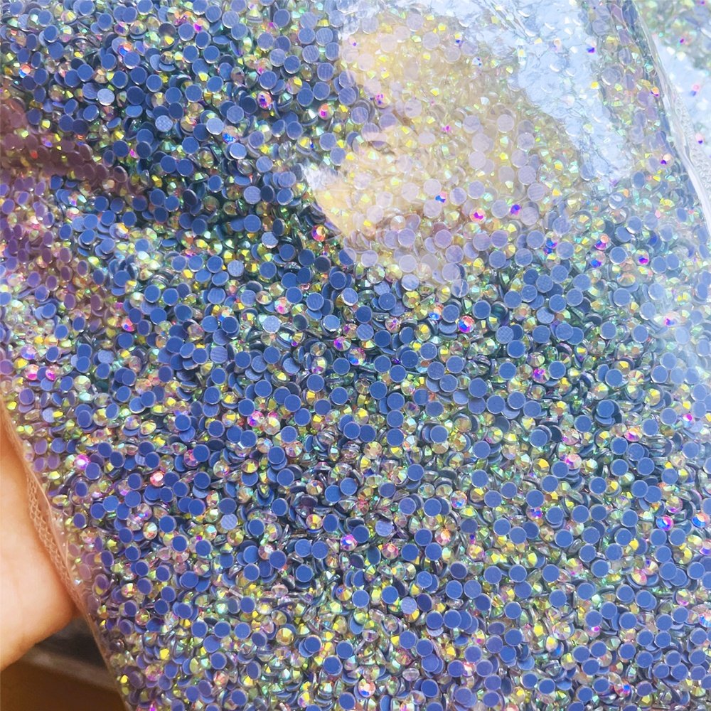 Yantuo Flatback Glass Stones Rhinestones SS10 Hotfix Crystal 1KG for Clothing Mobile Phone Shell Garment Shoes Cups 1 Bag