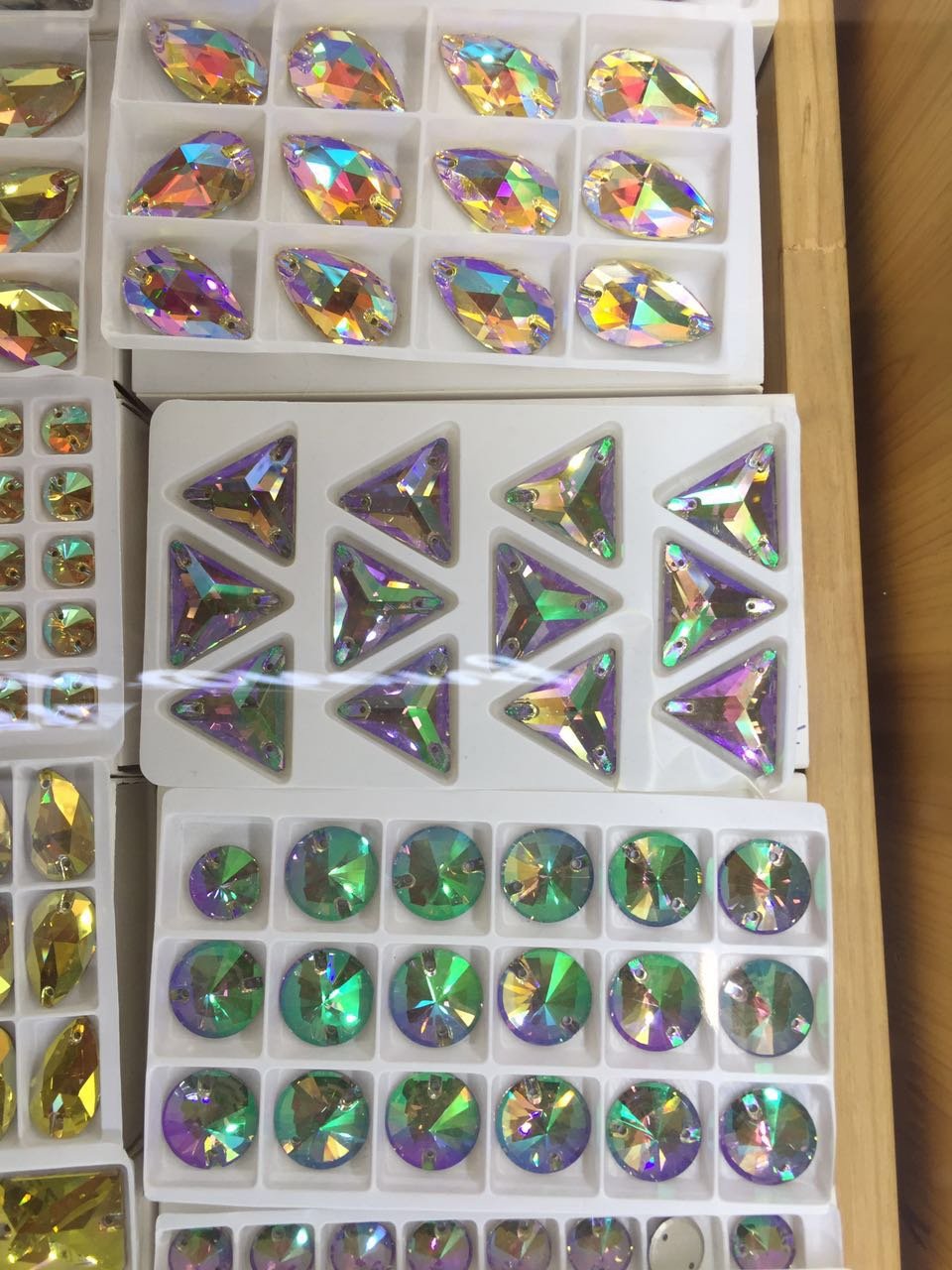 2088 new trend multi shapes crystal beads , rhinestones sewing for jewelry