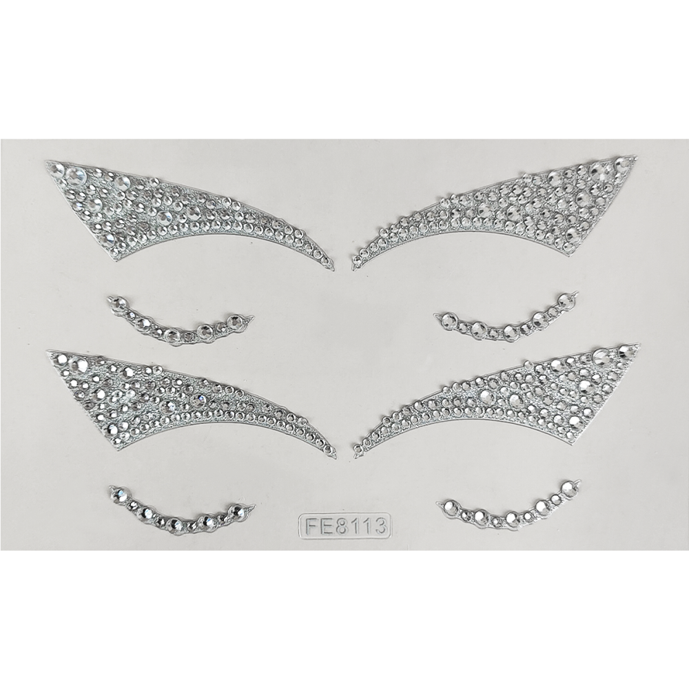 Eyeliner gem sticker laser makeup eye makeup fashion trend party rhinestones face tattoo stickers