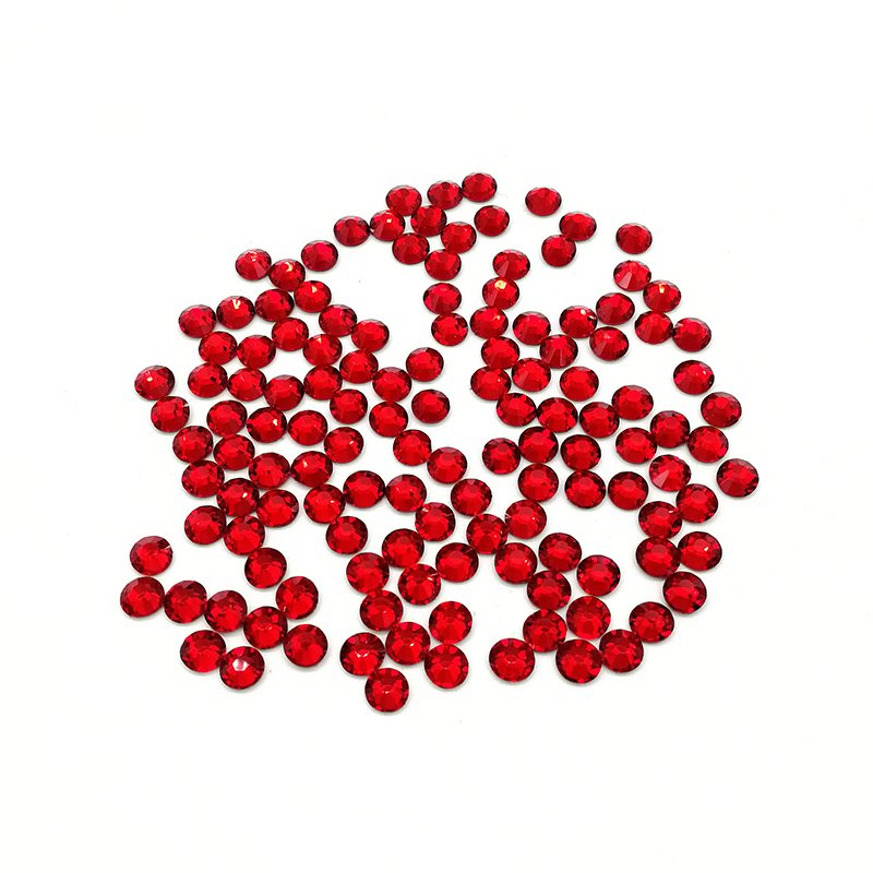 High Quality SS6-SS20 Bulk FlatBack Round Shape Non HotFix Glass Rhinestone For DIY Shoes Garment Nail Jewelry Accessories