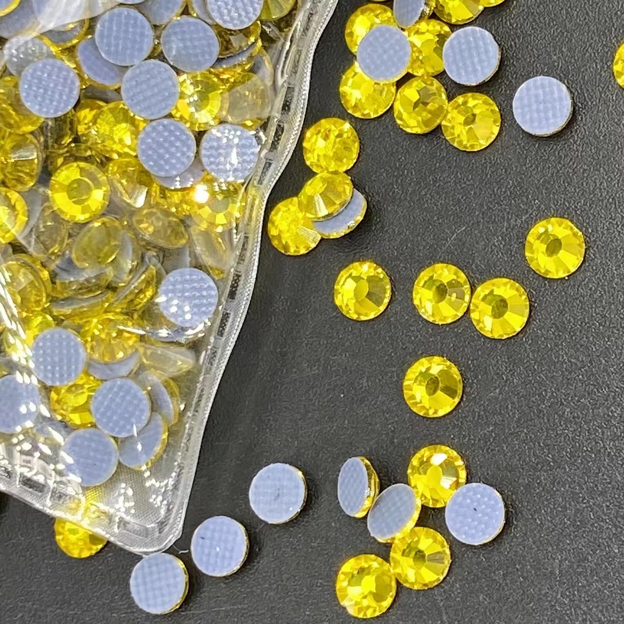ss10 hotfix rhinestones ss20 rhinestones Wholesale Flat Back Hot Fix Glass Crystal AB Rhinestone For Iron On Crystal Design