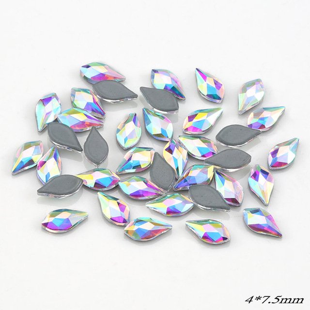 Factory Wholesale All Shapes Rhinestones High Quality Special Glue Shape Hot Fix Rhinestones for Garment Accessories DIY