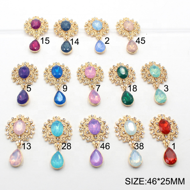 High Quality Glass Crystal Stones With Cup Chain Claws Rhinestones For Garment Accessories Motif Rhinestones artificial diamond