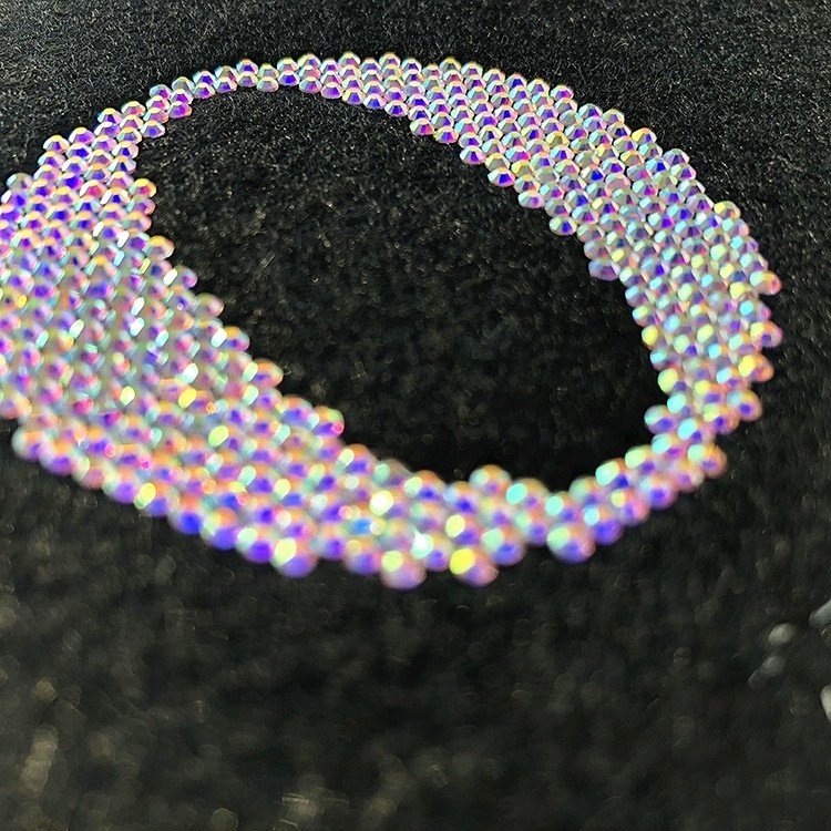 Wholesale Fashion Designs Rhinestone Transfer Labels with Custom Letters Logo