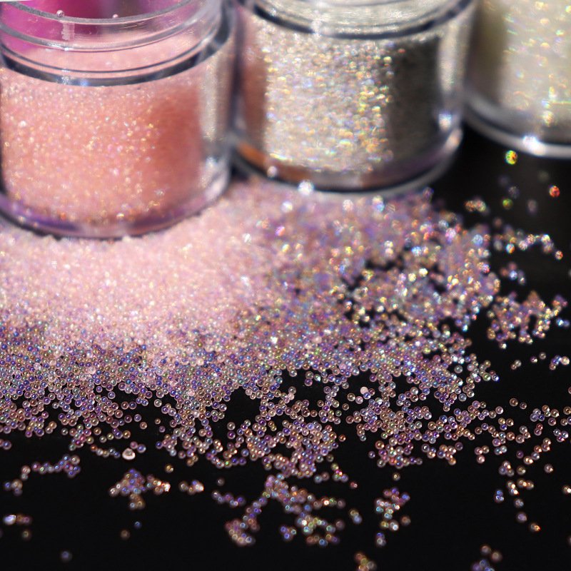 12 colors 10ml/pc Micro Rhinestones Crystals Caviar Beads Mini Bubble Nail Diamonds Stones