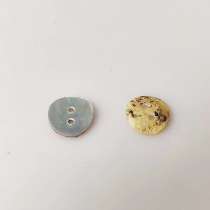 Fancy Custom Shell Button for Shirts and Polo T-shirts Natural Round Polishing Sustainable Clothes Jeans Jacket 9mm Rhinestones