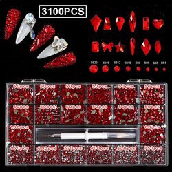 Red--3100pcs