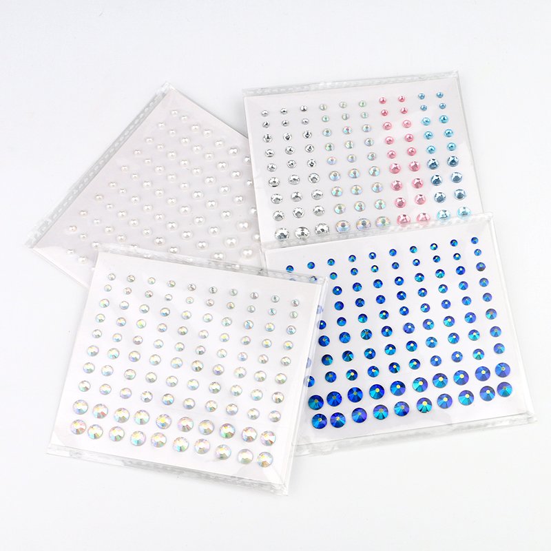 Face Gems Eye Jewels Rhinestones Gems Crystals Pearls Stickers Festival Diamonds for Face Makeup