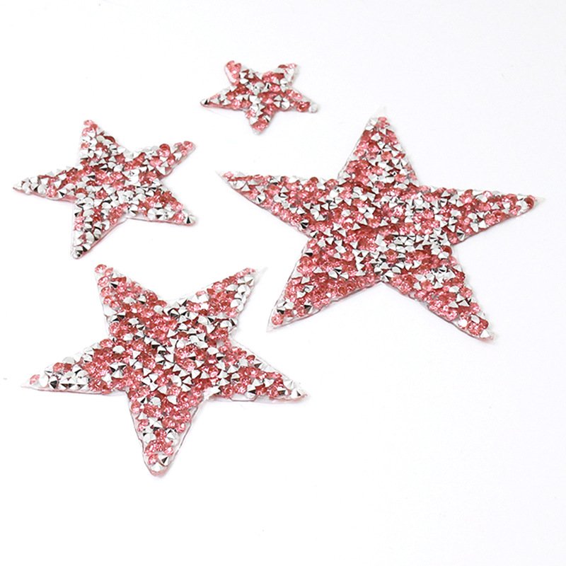 Custom Design High Quality Rhinestone Patch Applique Rhinestone Diamond Patches for Dress Decoration