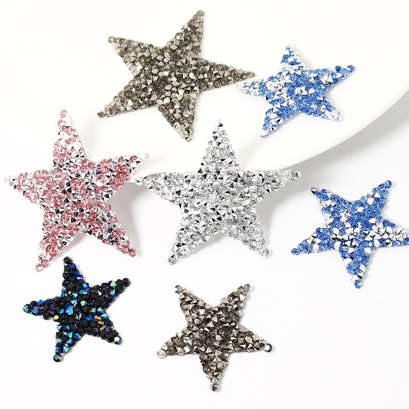Custom Design High Quality Rhinestone Patch Applique Rhinestone Diamond Patches for Dress Decoration