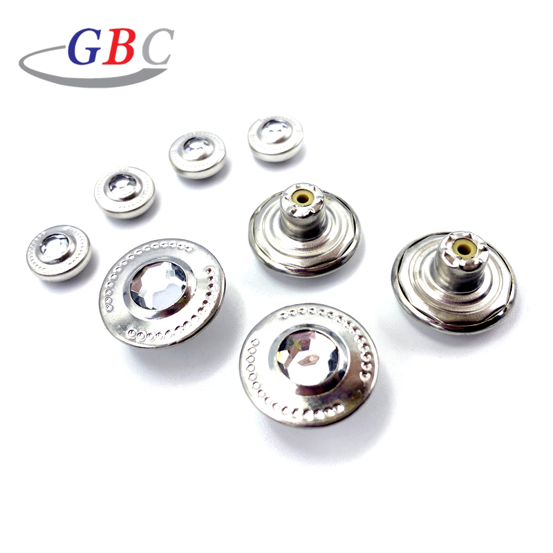 fashion custom crystal buttons rhinestone