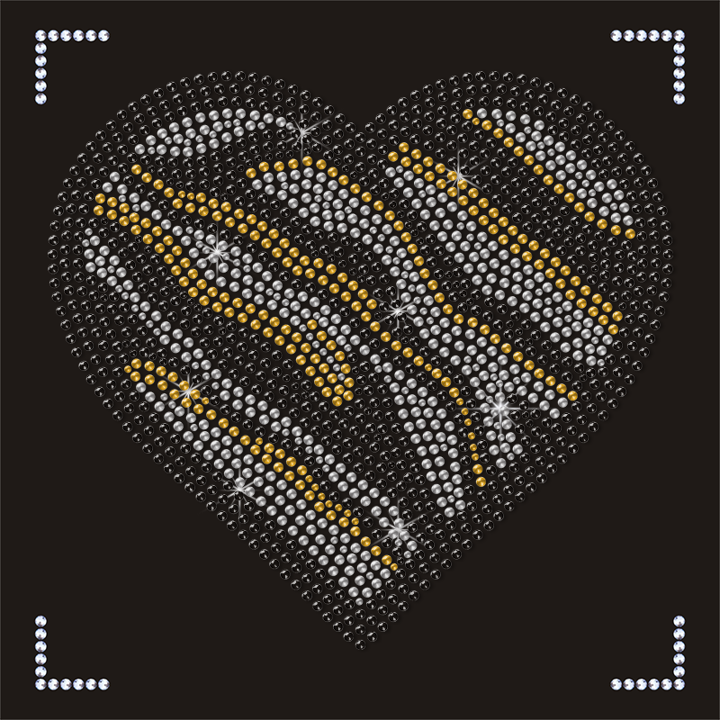 Custom Rhinestone Iron on Transfers All-over Rhinestone Transfer Mainly Made of Rhinestone Trim with Adhesive for Clothing