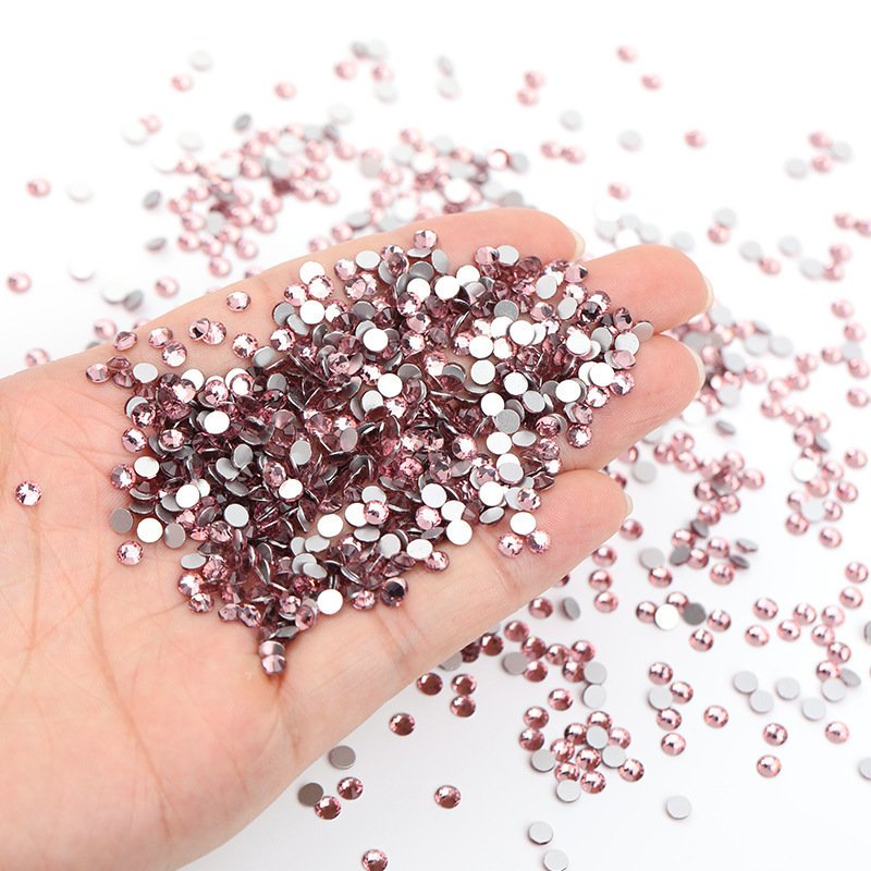 1440pcs Glass Flat Back Rhinestones SS3 SS10 SS16 SS20 For Nails Art Tumblers Crafts Glass Rhinestones SS16